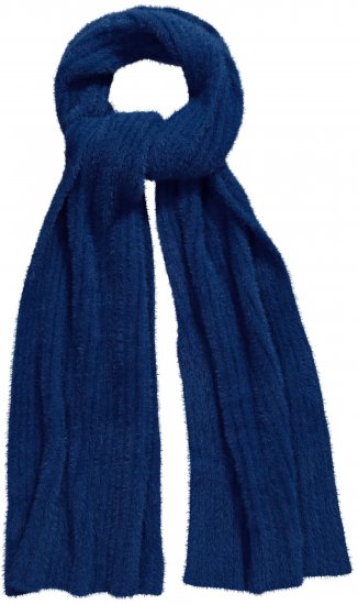 Ulla Popken Ribbed Knit Scarf Navy - Accesorios - 