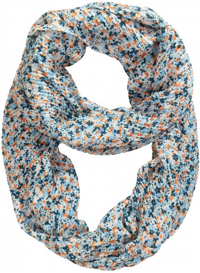 Ulla Popken Ditsy Floral Infinity Scarf Off-White - Accesorios - 