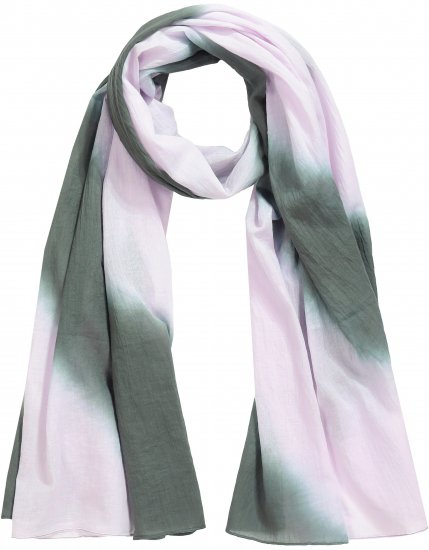Ulla Popken Batik Striped Scarf Lavender - Accesorios - 