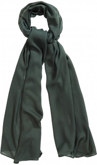 Ulla Popken Lightweight Scarf Olive Grey - Accesorios - 