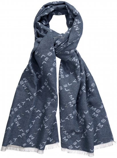 Ulla Popken Smyle Reversible Scarf Navy - Accesorios - 