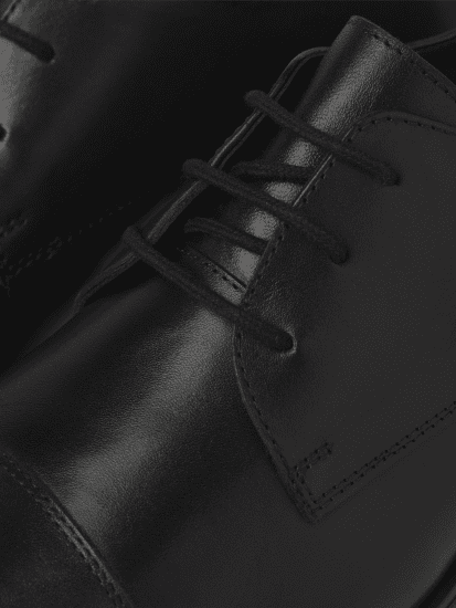 Jack & Jones Raymond Leather Shoes Anthracite - Calzado de hombre 40-52 - Zapatillas de hombre tallas 40-52