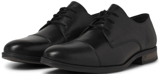 Jack & Jones Raymond Leather Shoes Anthracite - Calzado de hombre 40-52 - Zapatillas de hombre tallas 40-52
