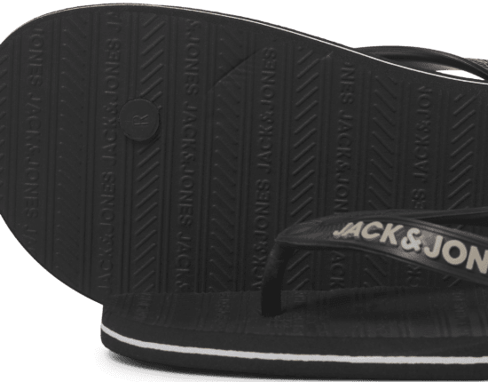 Jack & Jones Basic Flip Flop Slippers Anthracite - Calzado de hombre 40-52 - Zapatillas de hombre tallas 40-52