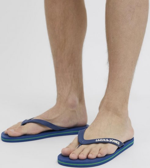 Jack & Jones Basic Flip Flop Slippers Blue Quartz - Calzado de hombre 40-52 - Zapatillas de hombre tallas 40-52