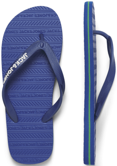 Jack & Jones Basic Flip Flop Slippers Blue Quartz - Calzado de hombre 40-52 - Zapatillas de hombre tallas 40-52