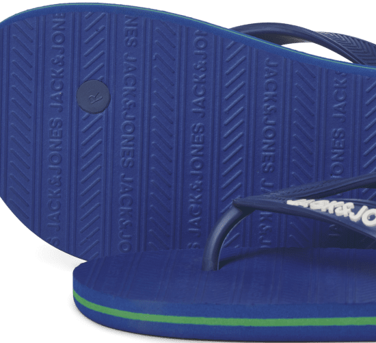Jack & Jones Basic Flip Flop Slippers Blue Quartz - Calzado de hombre 40-52 - Zapatillas de hombre tallas 40-52