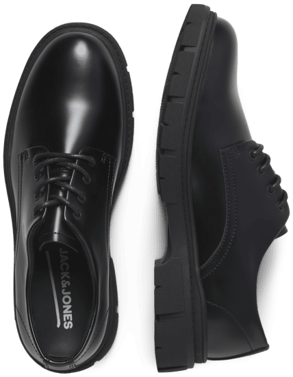 Jack & Jones Baker Lace Shoes Anthracite - Calzado de hombre 40-52 - Zapatillas de hombre tallas 40-52