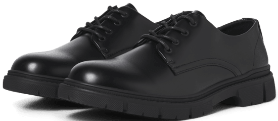 Jack & Jones Baker Lace Shoes Anthracite - Calzado de hombre 40-52 - Zapatillas de hombre tallas 40-52
