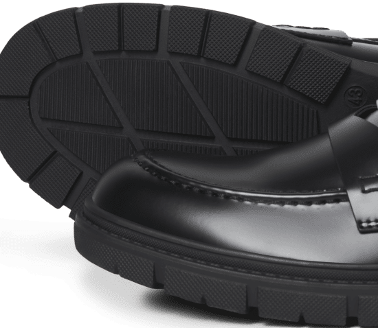 Jack & Jones Baker Loafers Anthracite - Calzado de hombre 40-52 - Zapatillas de hombre tallas 40-52