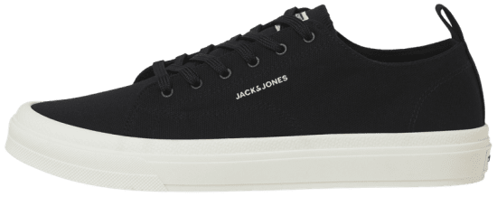 Jack & Jones Bayswater Canvas Sneakers Anthracite - Calzado de hombre 40-52 - Zapatillas de hombre tallas 40-52