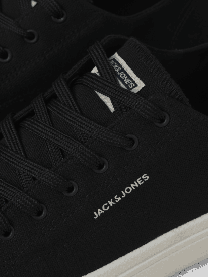 Jack & Jones Bayswater Canvas Sneakers Anthracite - Calzado de hombre 40-52 - Zapatillas de hombre tallas 40-52