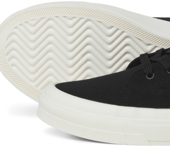 Jack & Jones Bayswater Canvas Sneakers Anthracite - Calzado de hombre 40-52 - Zapatillas de hombre tallas 40-52