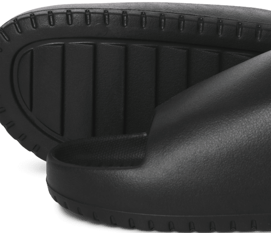 Jack & Jones Ripple Moulded Slider Slippers Anthracite - Calzado de hombre 40-52 - Zapatillas de hombre tallas 40-52