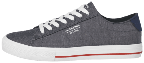 Jack & Jones Ryder Canvas Sneakers Chambray Blue - Calzado de hombre 40-52 - Zapatillas de hombre tallas 40-52