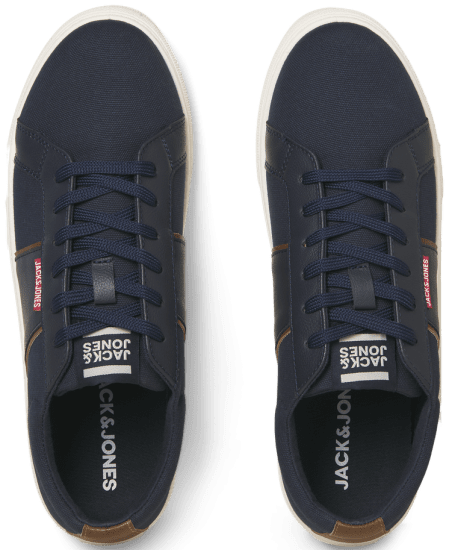 Jack & Jones Watmos Canvas Sneakers Navy Blazer - Calzado de hombre 40-52 - 