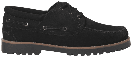 Jack & Jones Brooklyn Suede Boat Shoes Black - Calzado de hombre 40-52 - Zapatillas de hombre tallas 40-52