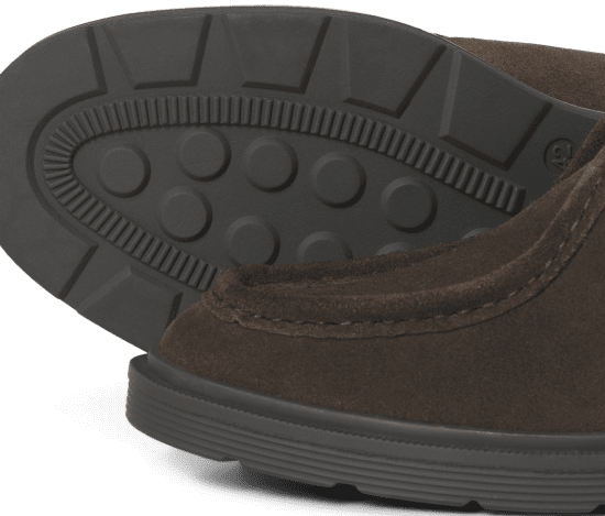 Jack & Jones Austin Suede Moc Brown Stone - Calzado de hombre 40-52 - Zapatillas de hombre tallas 40-52