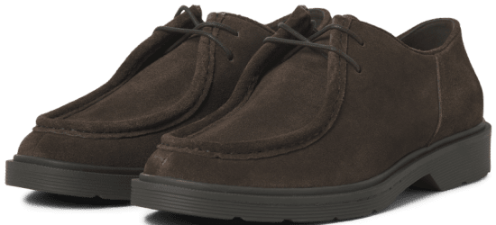 Jack & Jones Austin Suede Moc Brown Stone - Calzado de hombre 40-52 - Zapatillas de hombre tallas 40-52