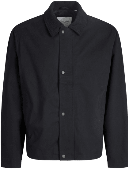 Jack & Jones Graham Worker Jacket Black - Chaquetas - Chaquetas Tallas Grandes 2XL-8XL