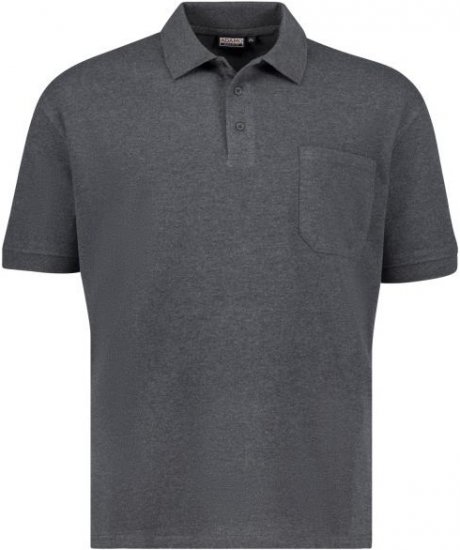 Adamo 139311 Poloshirt RF Heather Grey - Polos - Polos 2XL-8XL