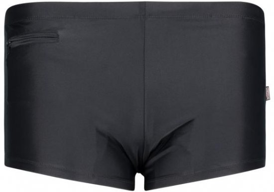 ADAMO 141723 Men's Plus Size Swim Trunks – Short Leg, Pocket, Black - Ropa interior - Ropa interior 2XL-8XL