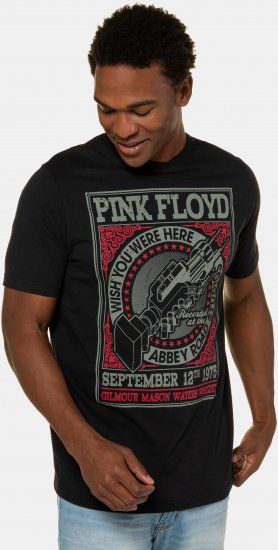JP1880 Pink Floyd Retro Graphic Comfort Fit Band T-Shirt Black - Camisetas - Camisetas - 2XL-14XL