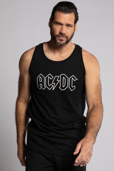 JP1880 AC/DC Graphic Comfort Fit Band Tank Top Black - Camisetas - Camisetas - 2XL-14XL