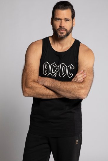 JP1880 AC/DC Graphic Comfort Fit Band Tank Top Black - Camisetas - Camisetas - 2XL-14XL