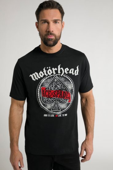 JP1880 Motörhead ACE Graphic Comfort Fit Band T-Shirt Black - Camisetas - Camisetas - 2XL-14XL