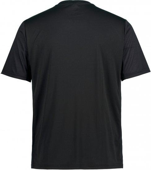 JP1880 FLEXNAMIC® QuickDry Tennis T-Shirt Black - Ropa deportiva - Ropa Deportiva 2XL-10XL