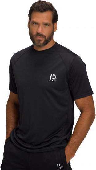 JP1880 FLEXNAMIC® QuickDry Tennis T-Shirt Black - Ropa deportiva - Ropa Deportiva 2XL-10XL