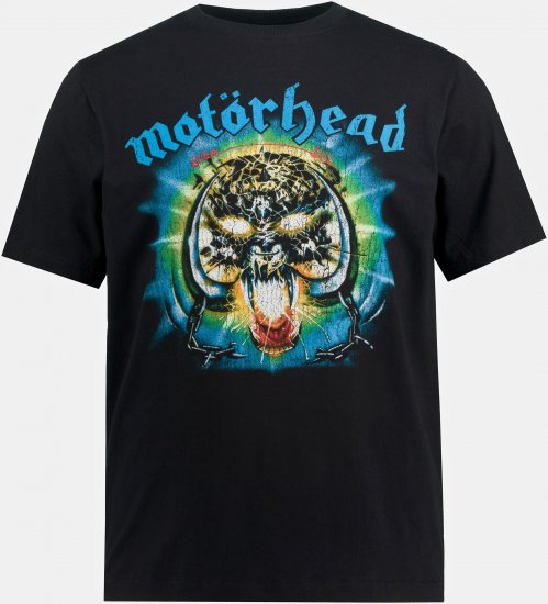JP1880 Motörhead OVERKILL Theme Graphic Comfort Fit Band T-Shirt Black - Camisetas - Camisetas - 2XL-14XL