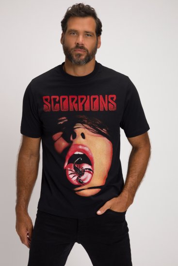 JP1880 Scorpions Graphic Comfort Fit Band T-Shirt Black - Camisetas - Camisetas - 2XL-14XL
