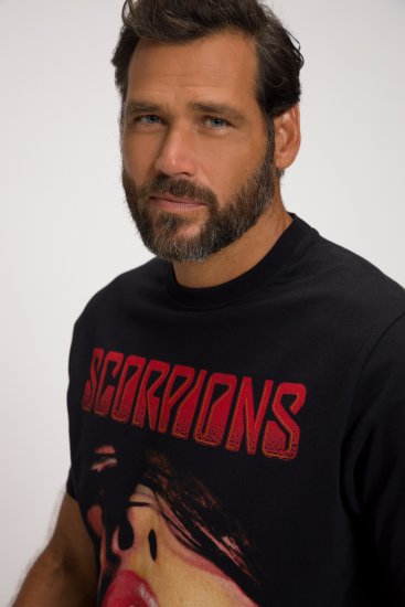 JP1880 Scorpions Graphic Comfort Fit Band T-Shirt Black - Camisetas - Camisetas - 2XL-14XL