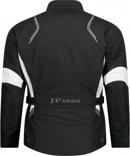 JP1880 Sporty Touring Motorcycle Jacket Black - Ropa de moto de talla grande - Ropa de moto de tallas grandes para hombres