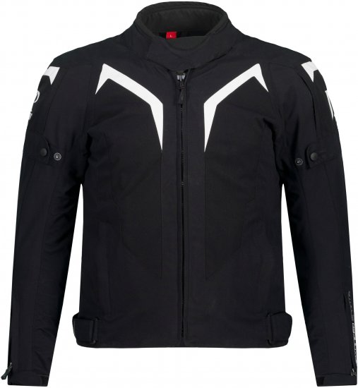 JP1880 3D Mesh Insert Motorcycle Jacket Black - Ropa de moto de talla grande - Ropa de moto de tallas grandes para hombres