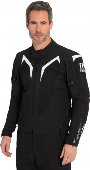JP1880 3D Mesh Insert Motorcycle Jacket Black - Ropa de moto de talla grande - Ropa de moto de tallas grandes para hombres