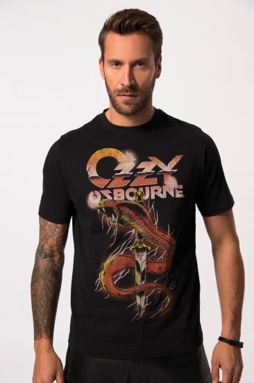 JP1880 Ozzy Osbourne Graphic Band T-Shirt Black - Camisetas - Camisetas - 2XL-14XL