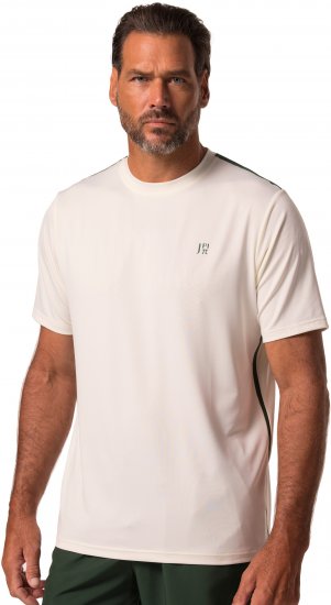 JP1880 QuickDry Stripes Tennis T-Shirt Off White - Ropa deportiva - Ropa Deportiva 2XL-10XL
