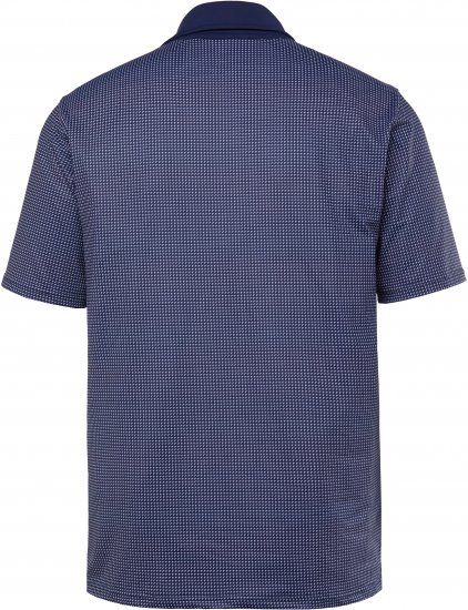 JP1880 Jay-Pi QuickDry Small Print Golf Polo Shirt Navy Blue - Polos - Polos 2XL-8XL