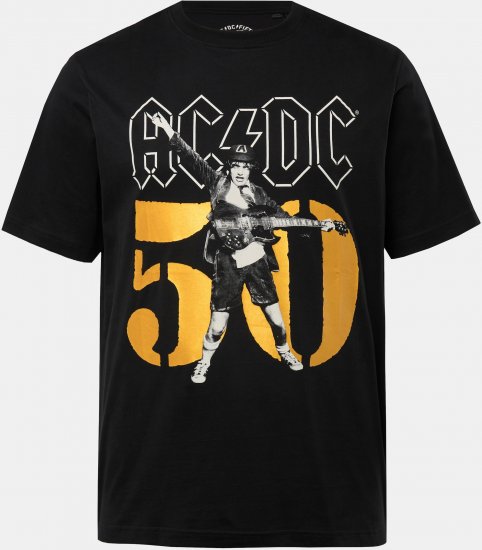 JP1880 AC/DC Graphic Band T-Shirt Black - Camisetas - Camisetas - 2XL-14XL