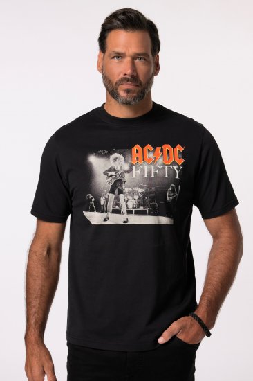 JP1880 AC/DC 50th Anniversary Band Photo T-Shirt Black - Camisetas - Camisetas - 2XL-14XL