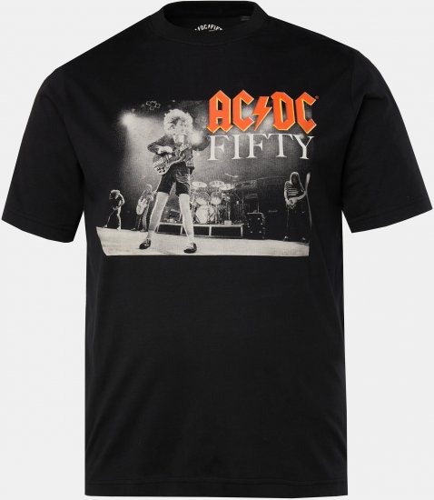 JP1880 AC/DC 50th Anniversary Band Photo T-Shirt Black - Camisetas - Camisetas - 2XL-14XL
