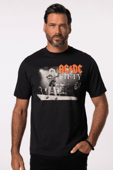 JP1880 AC/DC 50th Anniversary Band Photo T-Shirt Black - Camisetas - Camisetas - 2XL-14XL