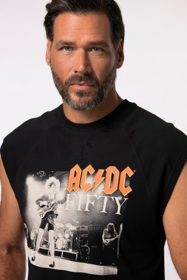 JP1880 AC/DC 50th Anniversary Band Photo Tank Top Black - Camisetas - Camisetas - 2XL-14XL