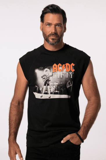JP1880 AC/DC 50th Anniversary Band Photo Tank Top Black - Camisetas - Camisetas - 2XL-14XL