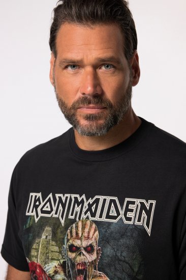 JP1880 Iron Maiden Eddie Attack Band T-Shirt Black - Camisetas - Camisetas - 2XL-14XL