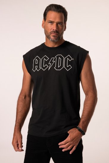 JP1880 AC/DC Classic Logo Band Tank Top Black - Camisetas - Camisetas - 2XL-14XL