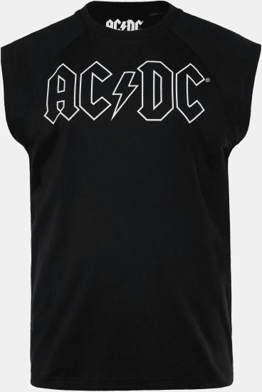 JP1880 AC/DC Classic Logo Band Tank Top Black - Camisetas - Camisetas - 2XL-14XL